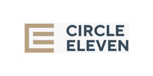 Circle Eleven-Logo mit einem stilisierten 